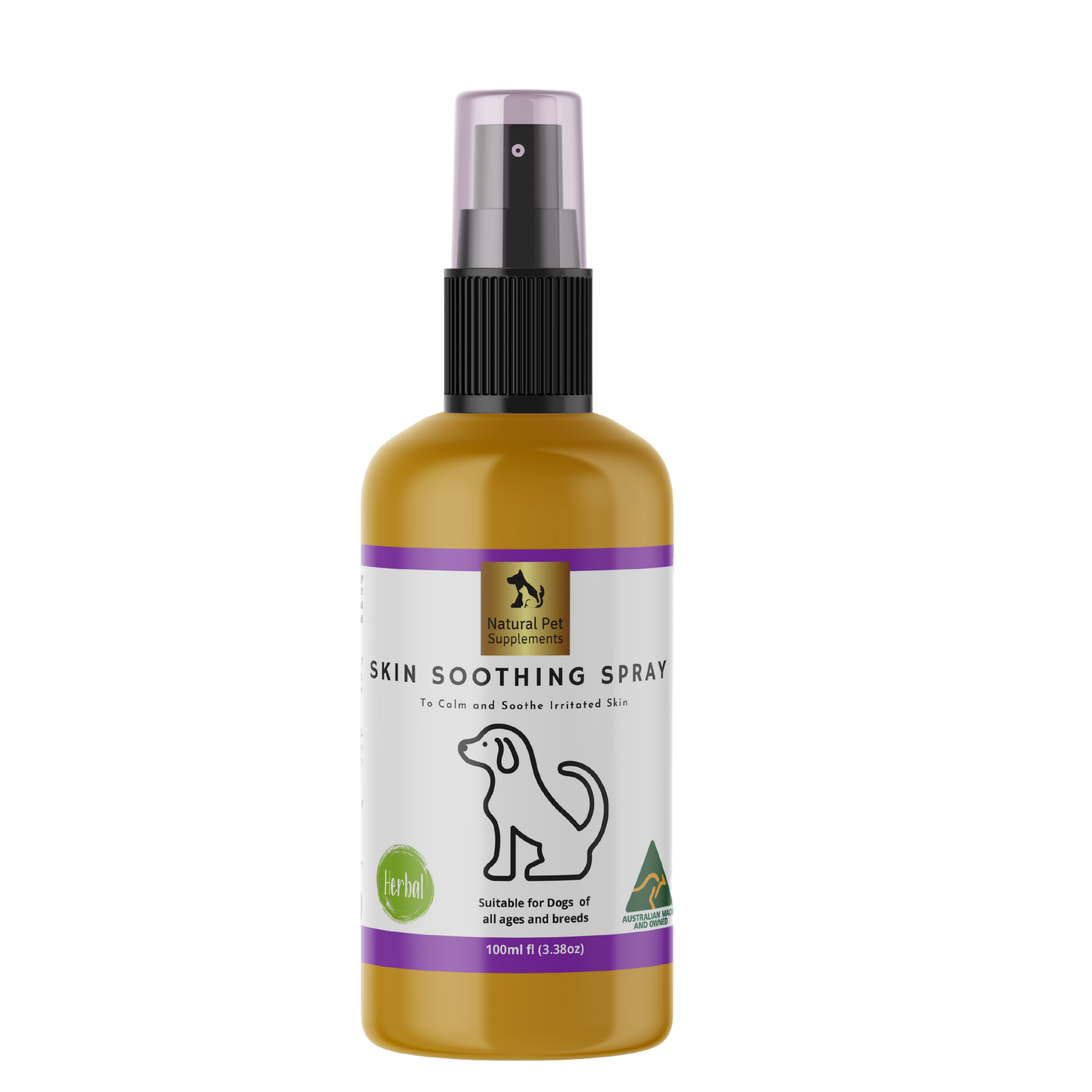 Skin Soothing Spray for Dogs 100ml Natural Pet Supplements Australia